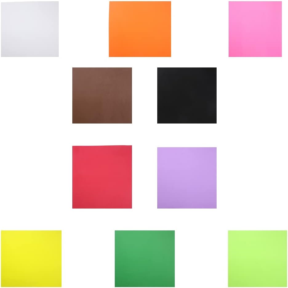 GREATFISHING 10 Best Color Set 1mm 2mm 3mm Fly Tying Foam Sheet Chartreuse Green Orange Floating Dry Fly Grass Hopper Popper Fly Tying Materials