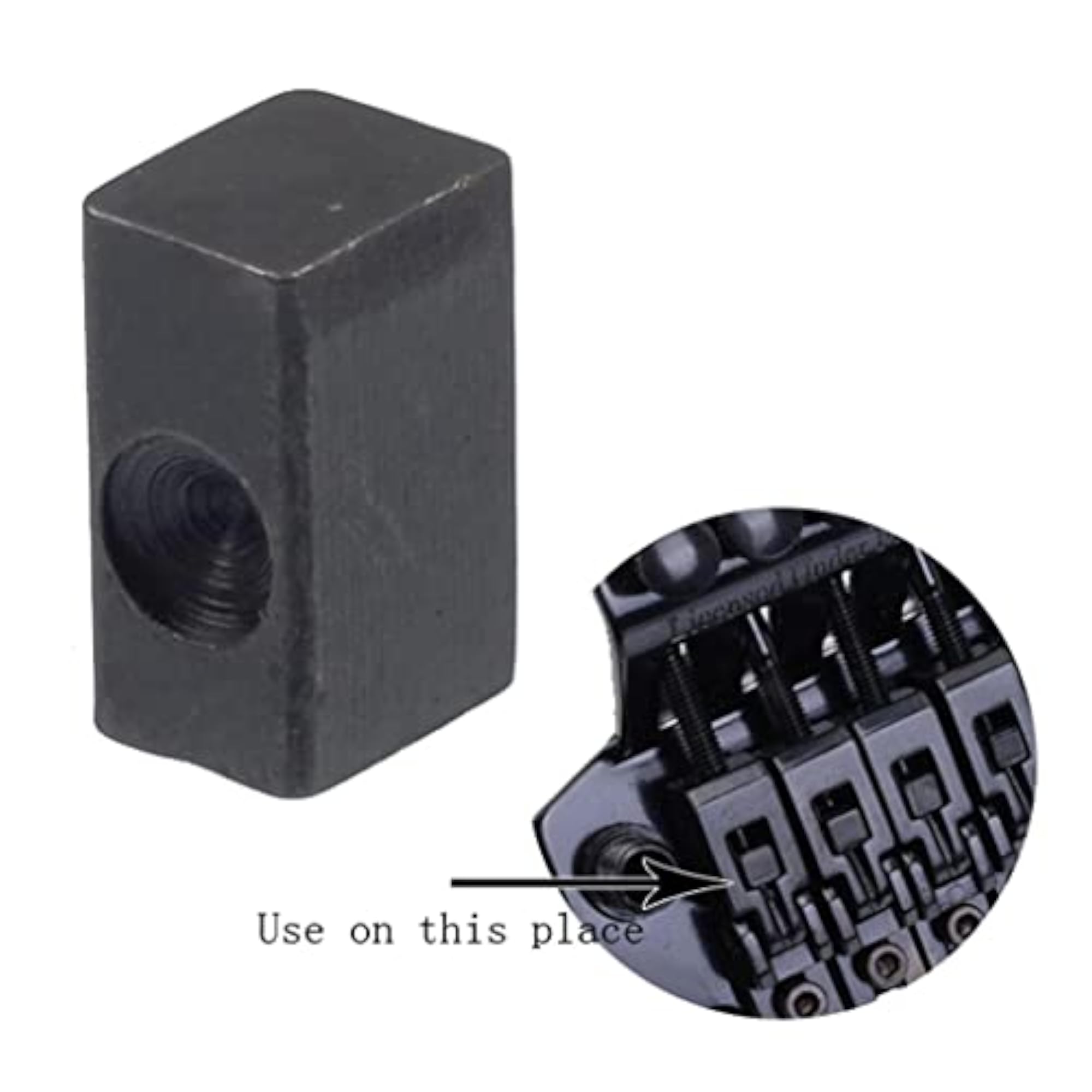Pack of 12 Metal String Iron Block for Electric Guitar Replacement Parts