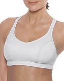 Champion Women's Shaped T-back Sports Bra, White, 34A