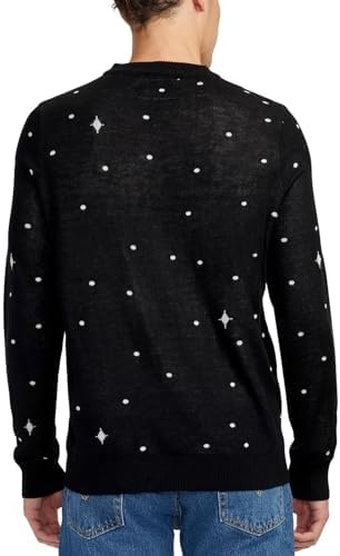 Tipsy Elves Erkekler için Çirkin Noel Kazakları - Tatil Partileri için Rahat Erkek Noel Kazakları, Noel Baba Unicorn (Siyah), M - Görsel 2