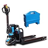 Xilin Electric Powered Pallet Jack 2640lbs Capacity Lithium Battery Walkie Pallet Truck 48"x27" Fork