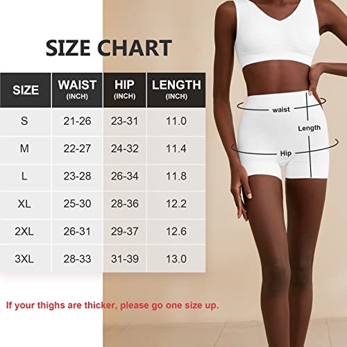 YADIFEN 3 Pack Slip Shorts for Women Under Dress, Anti Chafing Underwear Seamless Shaping Boyshort Panties Comfy Shorts