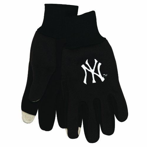 Guantes táctiles para hombre de la MLB marca WinCraft con tejido flexible