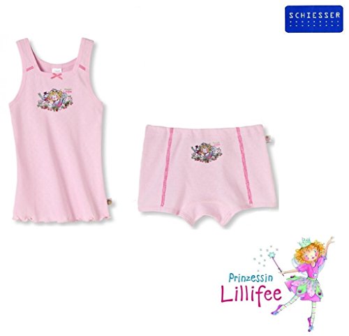 Preisvergleich Produktbild Prinzessin Lillifee Unterwäsche Set 2.tlg - Unterhemd + Panty - Schiesser Gr.104