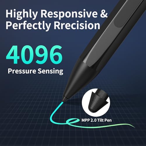 Lápiz capacitivo MPP 2.0 compatible con ASUS Zenbook Vivobook Flip Pro Notebook 3