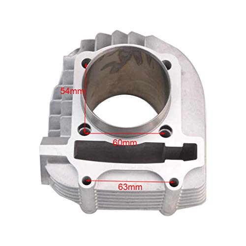 Goofit 62.5Mm Big Bore Cylinder Head Valves Replacement For 4 Stroke Gy6 B 170Cc 180Cc 200Cc 1P63Qml Engine Chinese Atv Quad 4 Wheeler Go Kart Scooter #TOP2