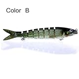 Isafish 8 Segment Swimbait Lures Crankbaits Baits Hard Bait Fishing Lures