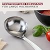 Fackelmann Essential Stainless Steel Ladle - Perfect for Sauces, with Hanging Loop, Dishwasher Safe
