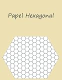  Papel Hexagonal: Cuaderno de Papel Cuadriculado Hexagonal – Para estudiantes y profesionales de Química – Dibujar estructuras de Química Orgánica