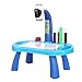 Mesa de proyector de dibujo para niños, juego de juguetes educativos de dibujo para pintar, proyector, escritorio, tableta, juguete de aprendizaje, regalo, juego de dibujo educativo para niños y niñas