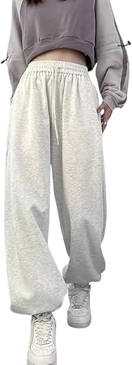Imsa Moda Women's Loose Fit Track Pants – Polycotton Joggers with Elastic Waistband &amp; Side Pockets | Lower Comfortable for...