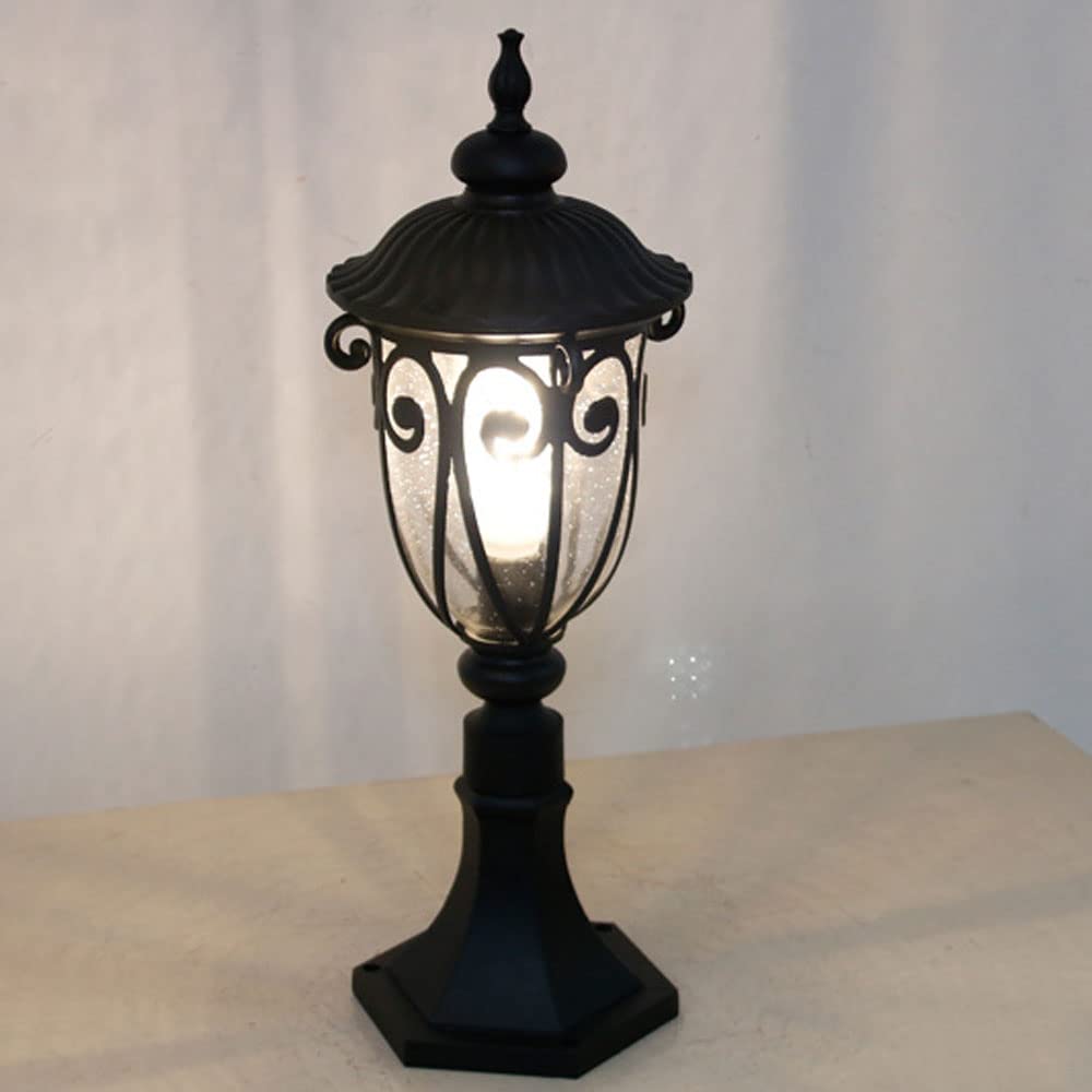 Lampy solarne, Wodoodporna Lampa Kolumnowa W Stylu Skandynawskim, Zewnętrzna LGłowica Na Balkon