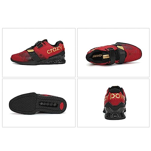 Foto von NGARY Kreuzheben Schuhe für Männer Frauen Gewichtheben Kniebeuge Schuhe Anti-Rutsch atmungsaktiv Fitness Gym Training Turnschuhe,K,39 EU