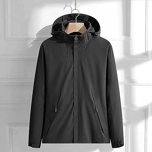 Jackets for Men with Hooded Style, Full Zip And Angled Front Pockets - image 2
