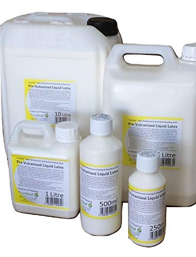 2 Litre (2x1 Litre) Prevulcanised Liquid Latex Dipping Rubber Mold, Mould Making/Masks/Casts/SFX