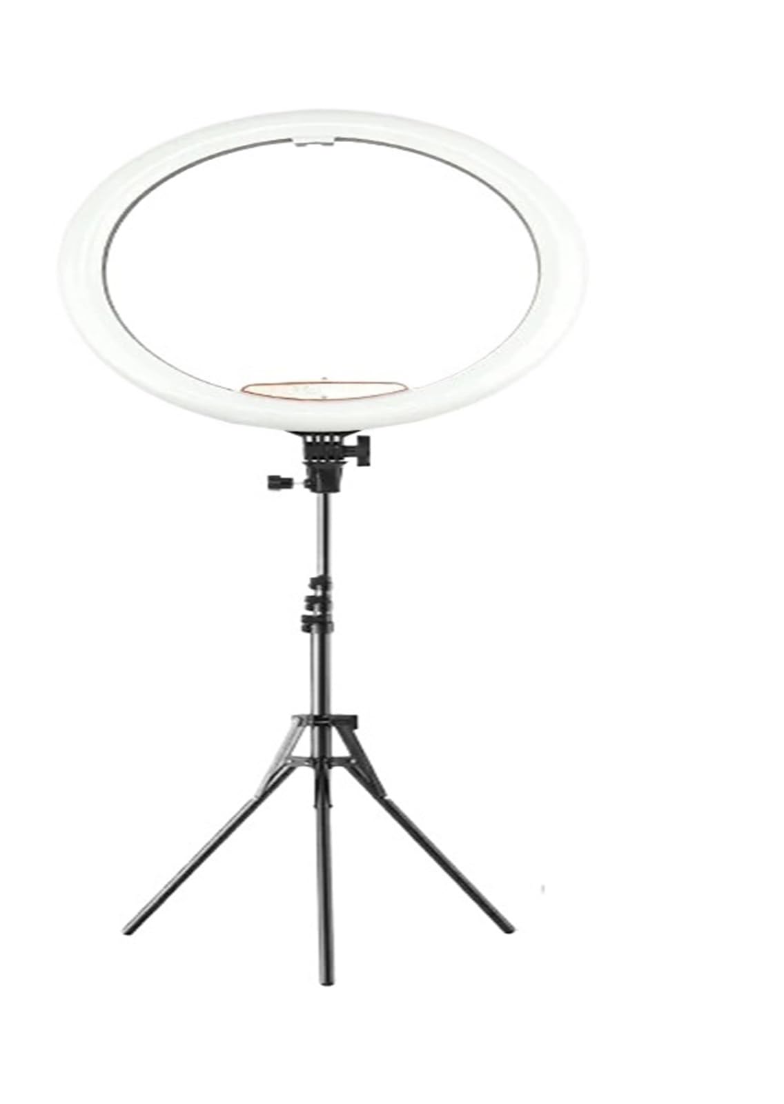 Luz bicolor 2700-6500K regulable en aro de 18 pulgadas con trípode alto de estabilidad