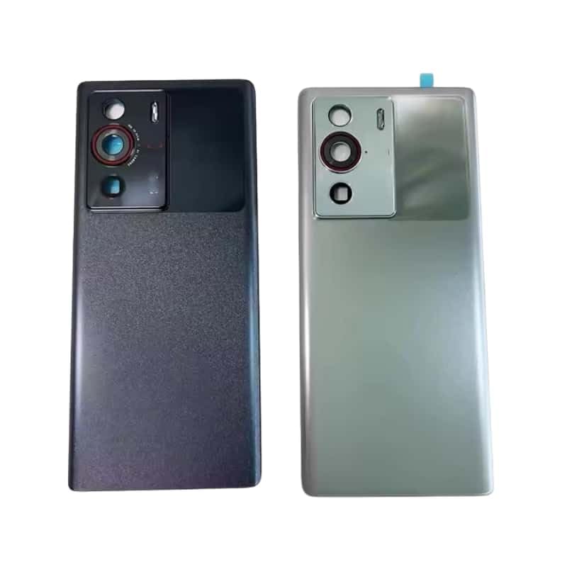 Coque arrière ZTE Nubia Z40 Pro - Pièce de rechange argent sans lentille
