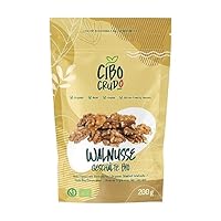 Walnüsse Bio - 200g. Walnusskerne Bio Geschälte Ganz. Walnuss Reich an Mineralsalzen und Vitaminen. Zum Verzehr als Snack oder als Süßspeise Salat Müsli oder Joghurt. Organic Walnuts.