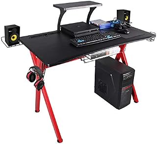 Lazzo Stylish 41.7" Multifunction Computer Gaming Desk Music Workstation With Removable Display Support