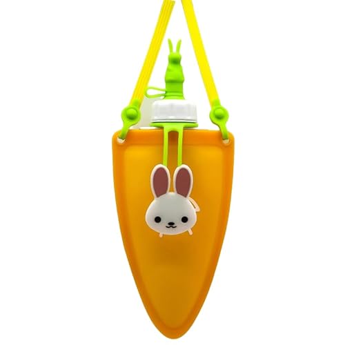 Carrot-Shaped Silicone Collapsible Water Bottle