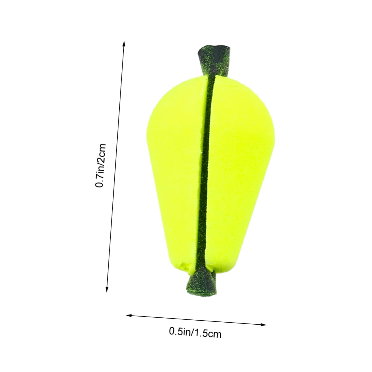 ibasenice Fishing Floating Float Cylinder 6 Pcs Fly Trout Fishing Buoy Bright Shape Easy to Remove High Buoyancy