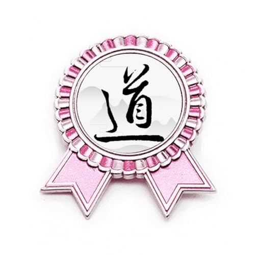 Broche Art déco rose Dao China le cadeau en métal idéal pour elle