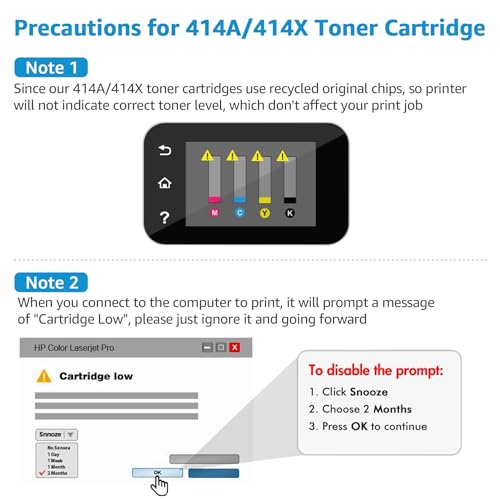 cmybabee 414x toner cartridges 4 pack high yield replacement for hp 414x 414a w2020x toner compatible with color laserjet pro mfp m479fdw m479fdn m454dw m454dn m480f printer with chip