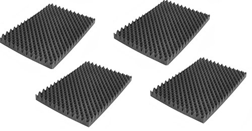 Mousse acoustique à picots d'isolation phonique - Pour studio d'enregistrement, pièce YouTube - Fabriquée en Allemagne - 500 x 350 x 50 mm