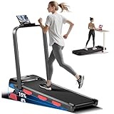 Walking Pad with 15% Incline 2.5HP Foldable Walking Pad with Handle Bar 0.6-6.2MPH Under Desk Compact Treadmills for Home 300LBS with Romote Control