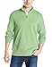 IZOD Men's Long Sleeve Cane Bay 1/4 Zip French Rib Pullover