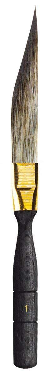 Da Vinci 703 Series Sword Striper Brush, Bristle, Black, 12.5 x 0.85 x 30 cm