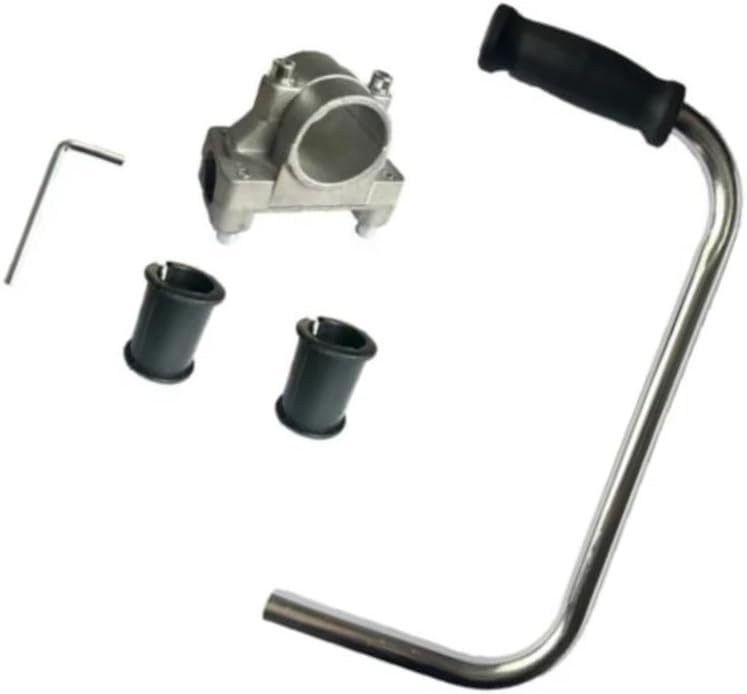 Lawn Mower Handle Grip Handle with Bracket Clamp Fit for Lawnmower Handle Grip Garden Tools