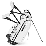 Findway 5 Way Golf Stand Bag, Lightweight Golf Bags for Men Women with Full Length Dividers Multiple Pockets Padded Dual Strap and Rain Cover Hood