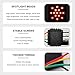 KVAEY 15 LED Brake Light Trailer Hitch Cover, Super Bright Brake Driving Lamp for 2