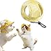 猫 帽子 ペット 被り物 耳の穴あり 猫 犬 キャップ 可愛い アクセサリーホリデードレスアップペット UV保護用 夏釣り帽子 普段着 部屋着 寝間着 お出かけ 散歩