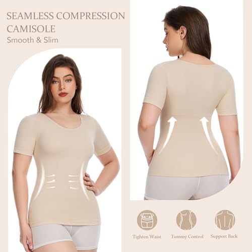 Recopilación de Camisetas moldeadoras para Mujer Top 5. 29 Imagen adicional