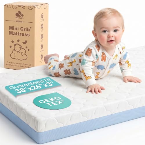 10 Best Crib Mattresses For Travel In 2026: Portable Comfort And Safer Fit For Pack 'N Play Use 7 Dual Sided Memory Foam Pack and Play Mattress