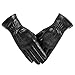 Kebesu Winter Womens Fashion Leather Gloves Warm Cashmere Lining Touchscreen Texting Windproof Driving Gloves