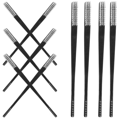 Sewroro 10pcs Mini Multi-Functional Cleaning Brushes Metal Surface Gap Brush Small Detail Scrubbers for Electronics and Household Crevices