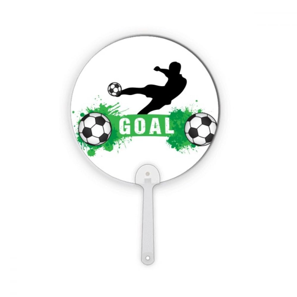 Football ornement de ventilateur rond en plastique pour chambre ado sport