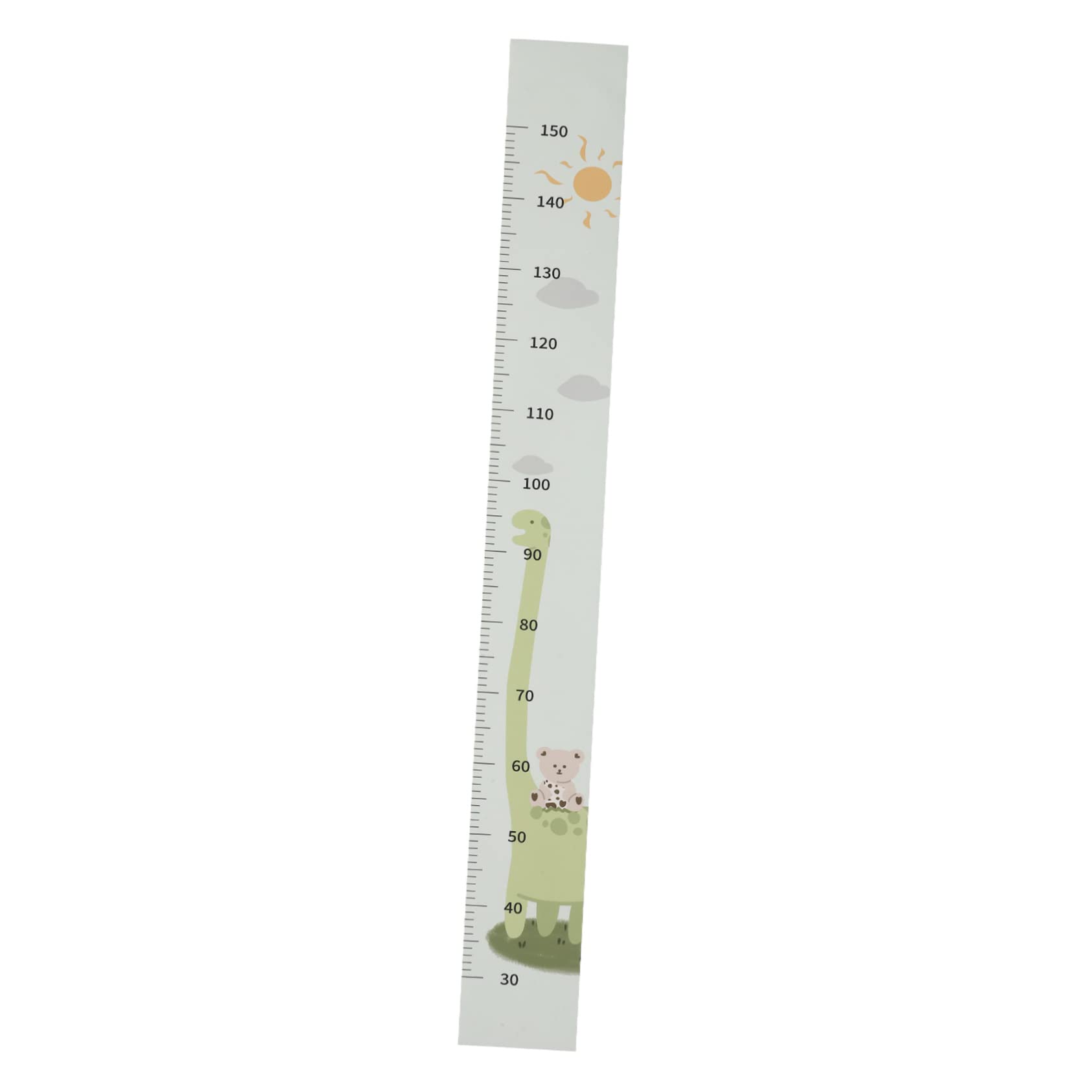 BESPORTBLE Growth Chart Giraffe Bear Height Measurement Sticker Removable Height Chart for Wall to Nursery Home Decor