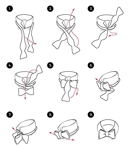 Image of DiBanGu Paisley Bow Ties for Men Silk Self Tied Bowtie and Pocket Square Cufflinks with Lapel Pin for Wedding Party