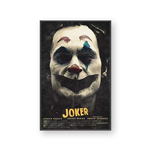 T-YIFUZX DIY Pintar por números Sin Marco Joker Wall Art Wall Movie Joker Joaquin para Aprender a impermeabilizar 40x50cm