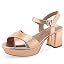Rose Gold Leather