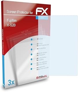 atFoliX Screen Protection Film compatible with Fujifilm X-S20 Screen Protector, ultra-clear FX Protective Film (3X)