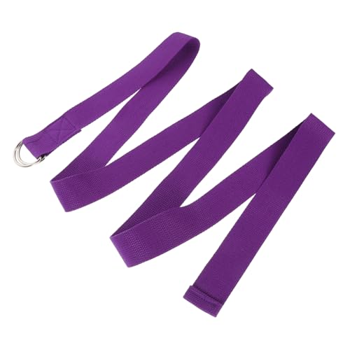 DECOMELODY 5Pcs Non Elastics Yoga Strap for Multi Purpose Fitness Durable Exercise Bands for Stretching Strength Training for Beginners Advanced Yogis