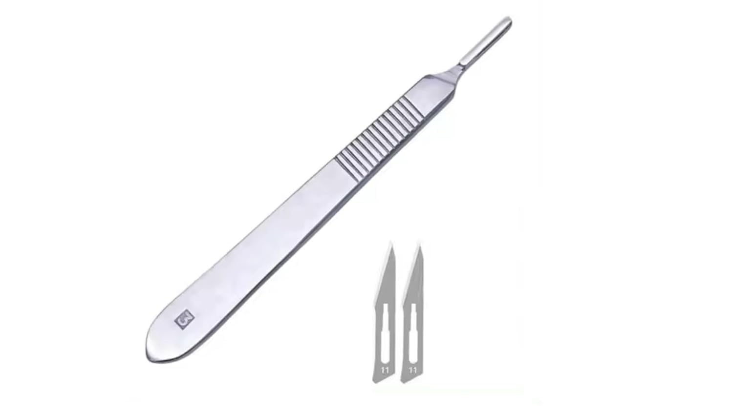 See full amazon price history chart for Carbon Steel Surgical Blade Scalpel Blade no.11 with stainless steel BP handle 3no. (1 Steel handle with 2 Blade) Carbon Steel Surgical Blade Scalpel Blade no.11 with stainless steel BP handle 3no. (1 Steel handle with 2 Blade) (B0DG5JKSRJ) Amazon Price History, Amazon Price Tracker