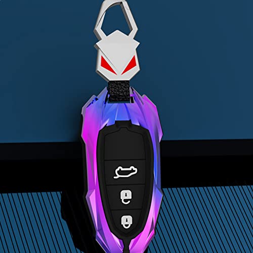 Capa para chaveiro de carro capa de chave de liga de zinco inteligente, adequado para Hyundai Tucson