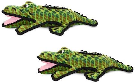 TUFFY World's Tuffest Soft Dog Toy Ocean Alligator-Squeakers