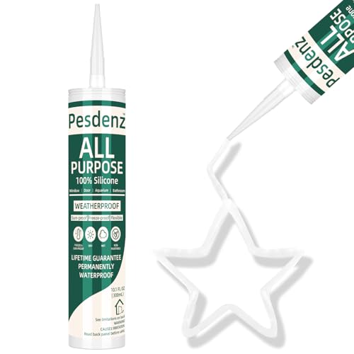 Clear Universal Silicone Caulk, 100% Silicone Sealant